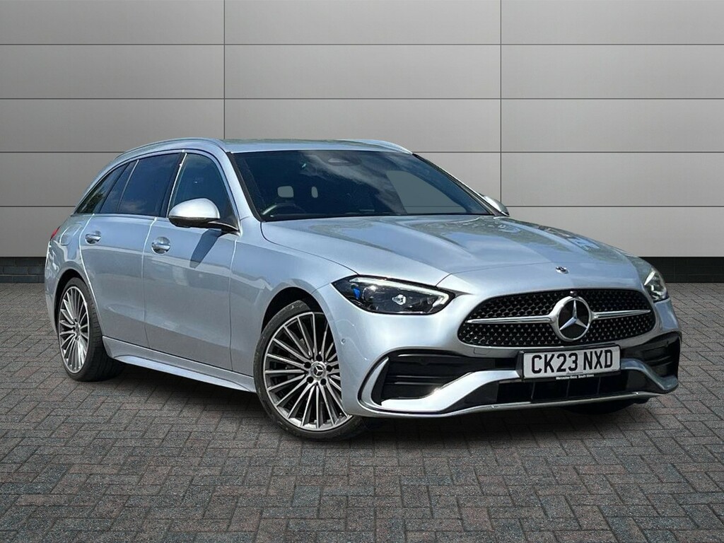 Mercedes-Benz C Class 2.0 C300dh Mhev Amg Line Premium G-tronic Euro Silver