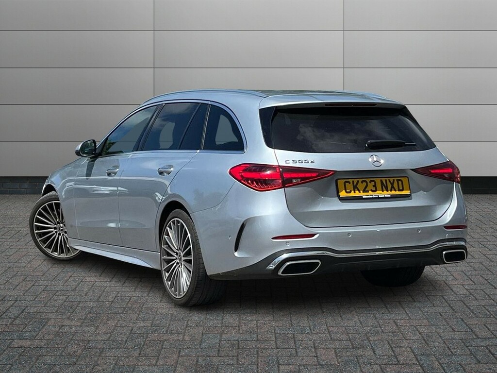 Mercedes-Benz C Class 2.0 C300dh Mhev Amg Line Premium G-tronic Euro Silver #2