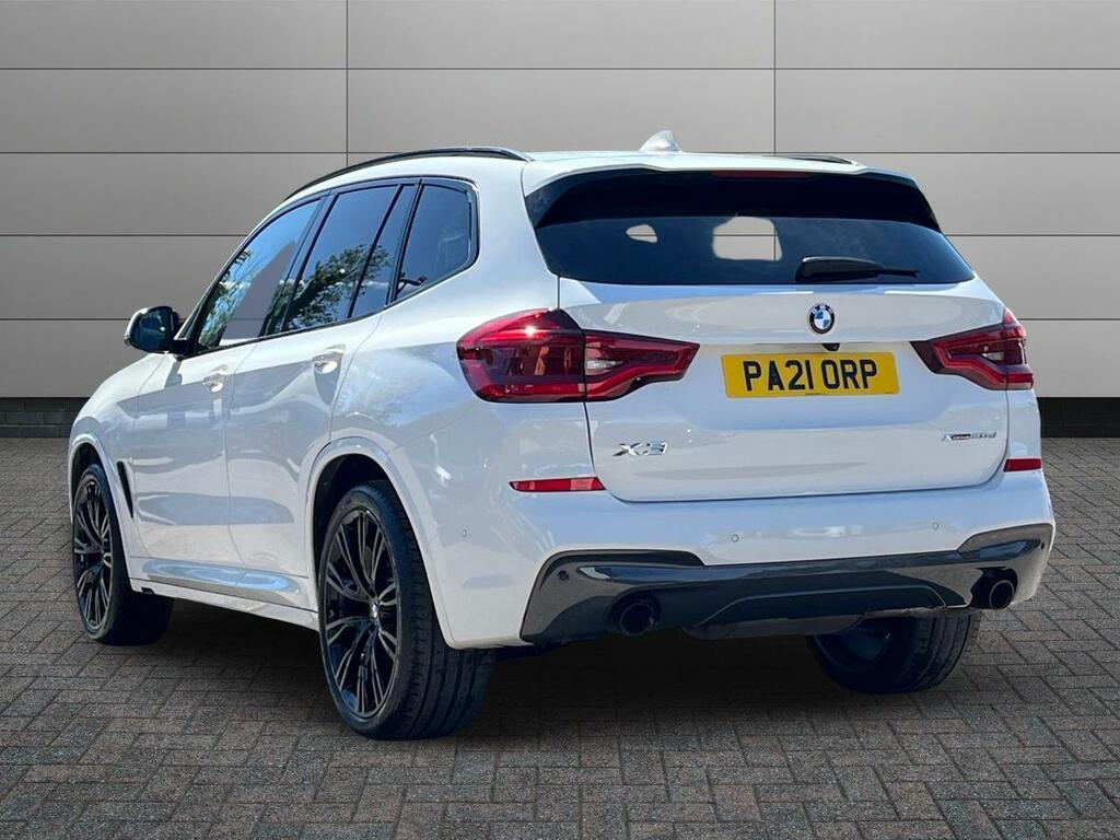 BMW X3 2.0 20D Mht M Sport Suv Hybrid Xdr PA21ORP White #2