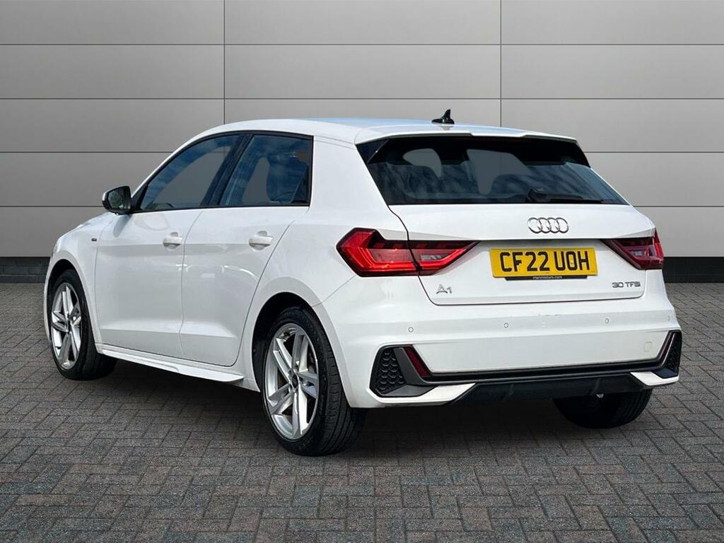 Audi A1 1.0 Tfsi 30 S Line Sportback Euro 6 Ss CF22UOH White #2