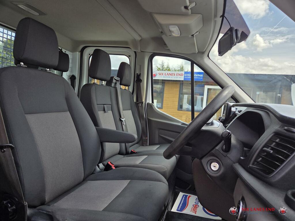 Ford Transit Custom 2.0 350 Ecoblue Leader Tipper Double Cab Diese YS70FRK White #2