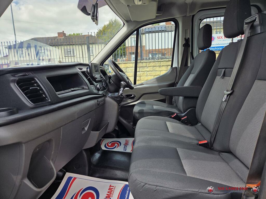 Ford Transit Custom 2.0 350 Ecoblue Leader Tipper Double Cab Diese YS70FRK White #6