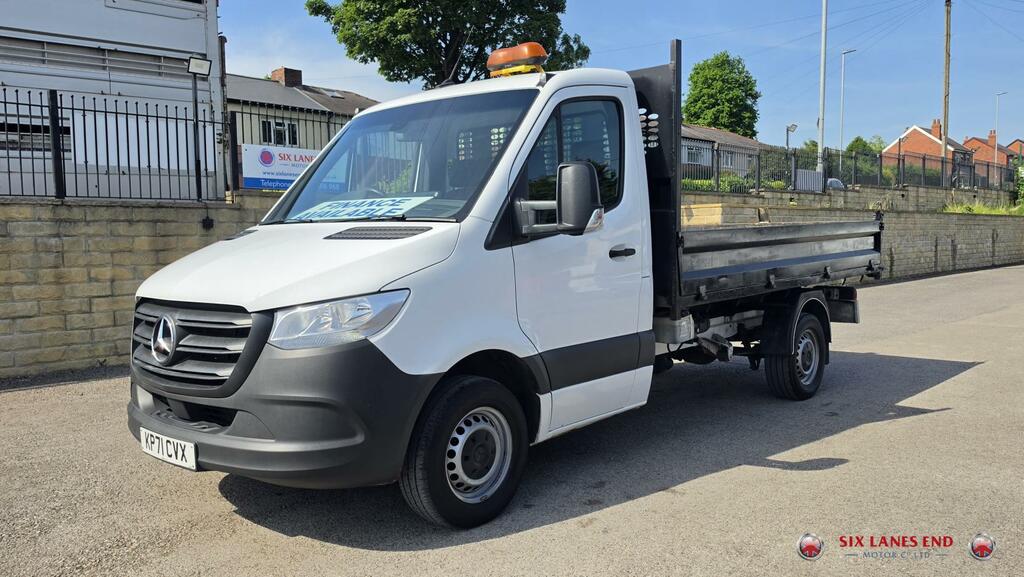 Mercedes-Benz Sprinter 2.1 314 Cdi Ready To Work 1Way Tipper M KP71CVX White #5