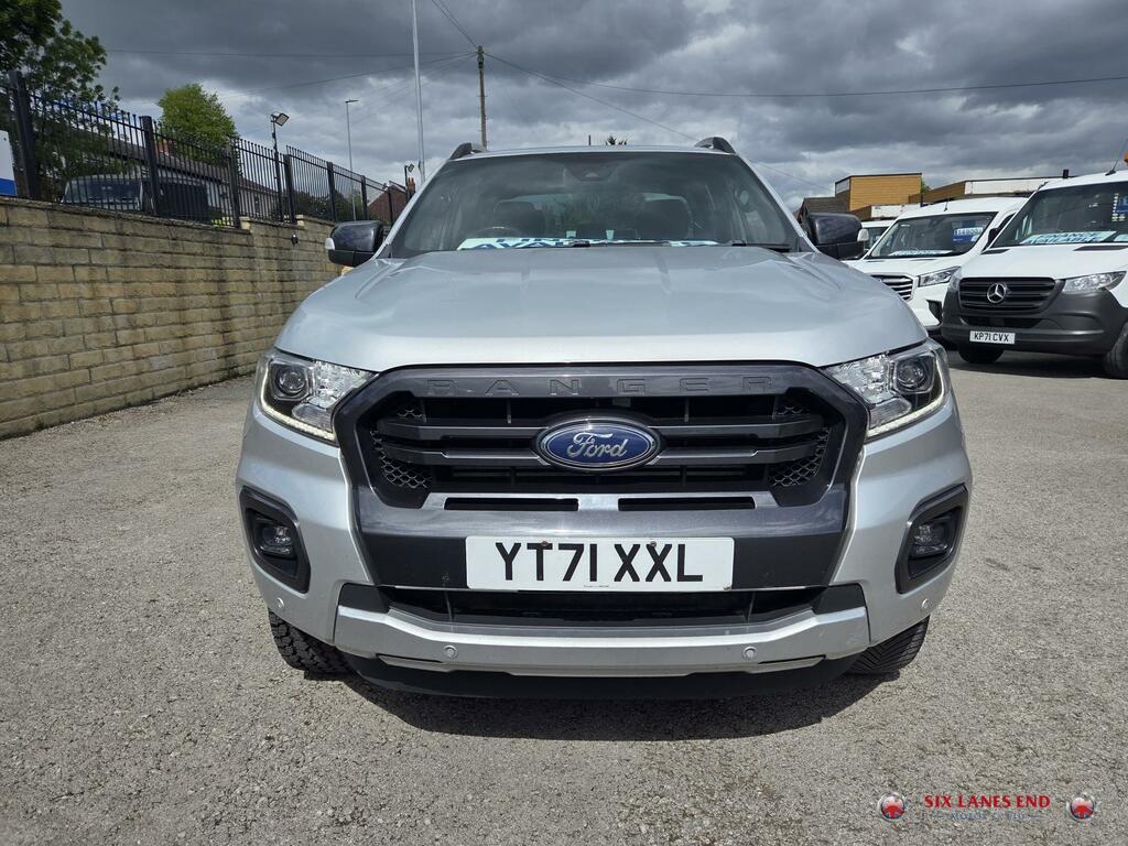 Ford Ranger 2.0 Ecoblue Wildtrak Pickup Double Cab YT71XXL Silver #5