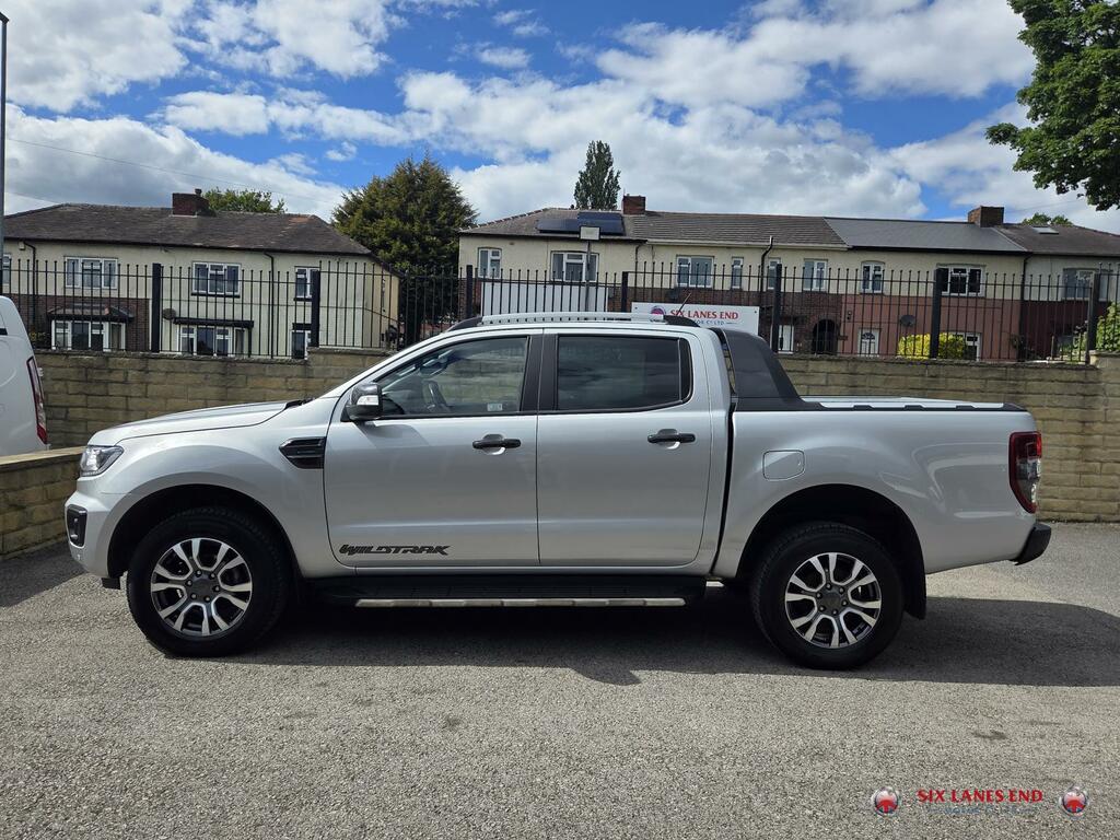 Ford Ranger 2.0 Ecoblue Wildtrak Pickup Double Cab YT71XXL Silver #3