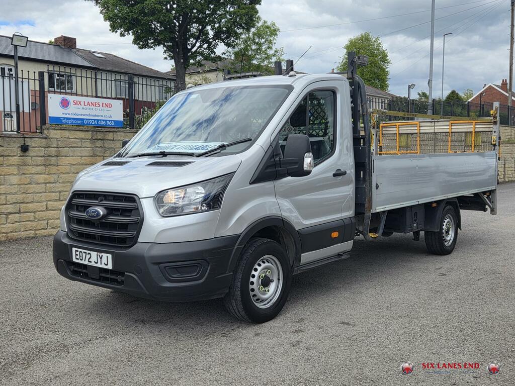 Ford Transit Custom 2.0 350 Ecoblue Leader Dropside E072JYJ Silver #6