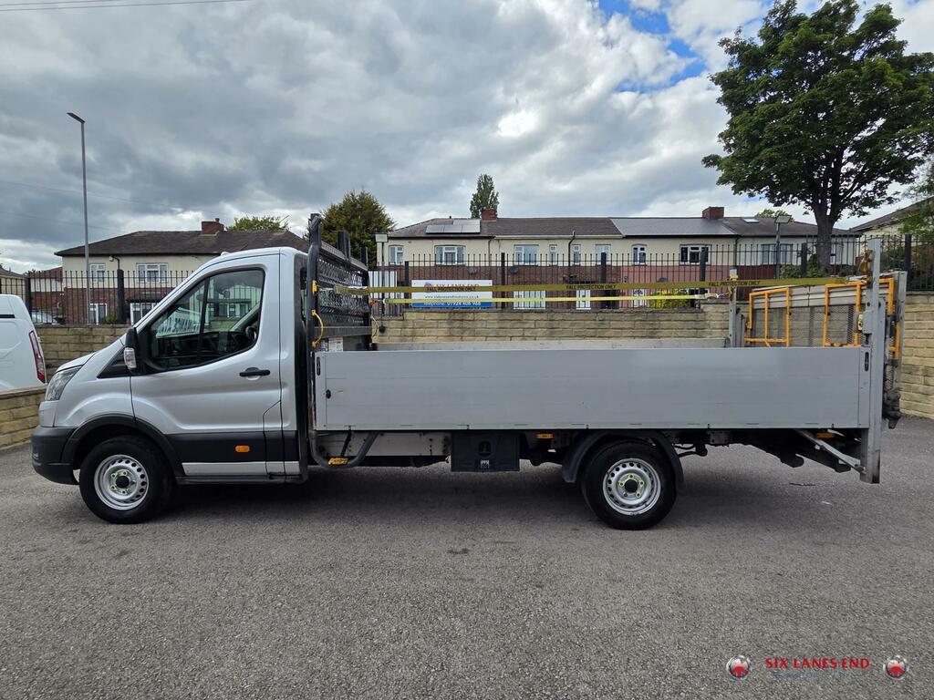 Ford Transit Custom 2.0 350 Ecoblue Leader Dropside E072JYJ Silver #3