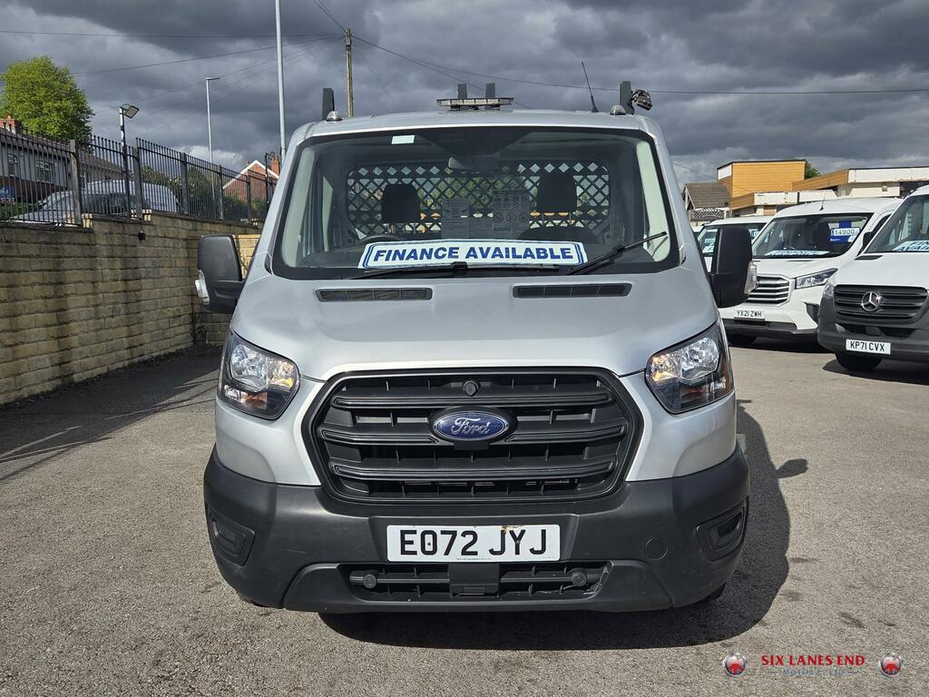 Ford Transit Custom 2.0 350 Ecoblue Leader Dropside E072JYJ Silver #4