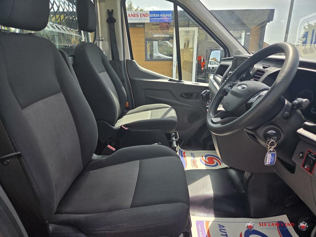 Ford Transit Custom 2.0 350 Ecoblue Leader Dropside E072JYJ Silver #2