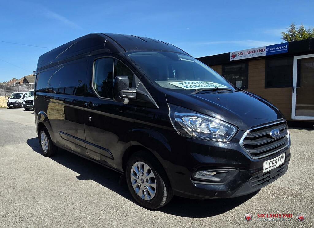 Ford Transit Custom 2.0 300 Ecoblue Limited Panel Van Manua Black