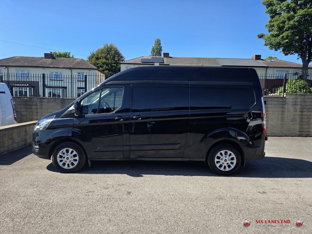 Ford Transit Custom 2.0 300 Ecoblue Limited Panel Van Manua LC69FRN Black #3
