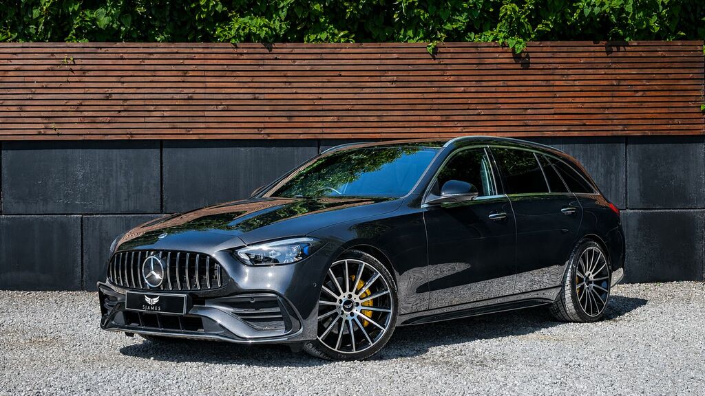 Mercedes-Benz C Class 2022 1.5 C200h Mhev Amg Line Premium Estate Grey