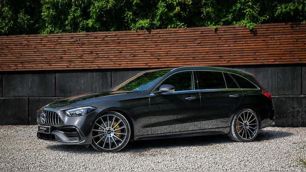 Mercedes-Benz C Class 2022 1.5 C200h Mhev Amg Line Premium Estate RX22UMA Grey #2