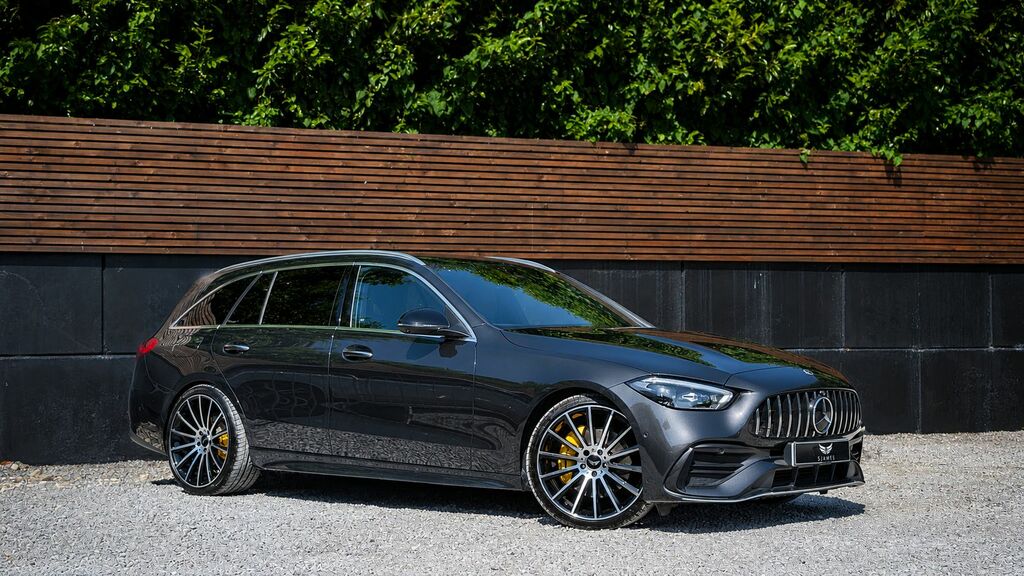 Mercedes-Benz C Class 2022 1.5 C200h Mhev Amg Line Premium Estate RX22UMA Grey #4