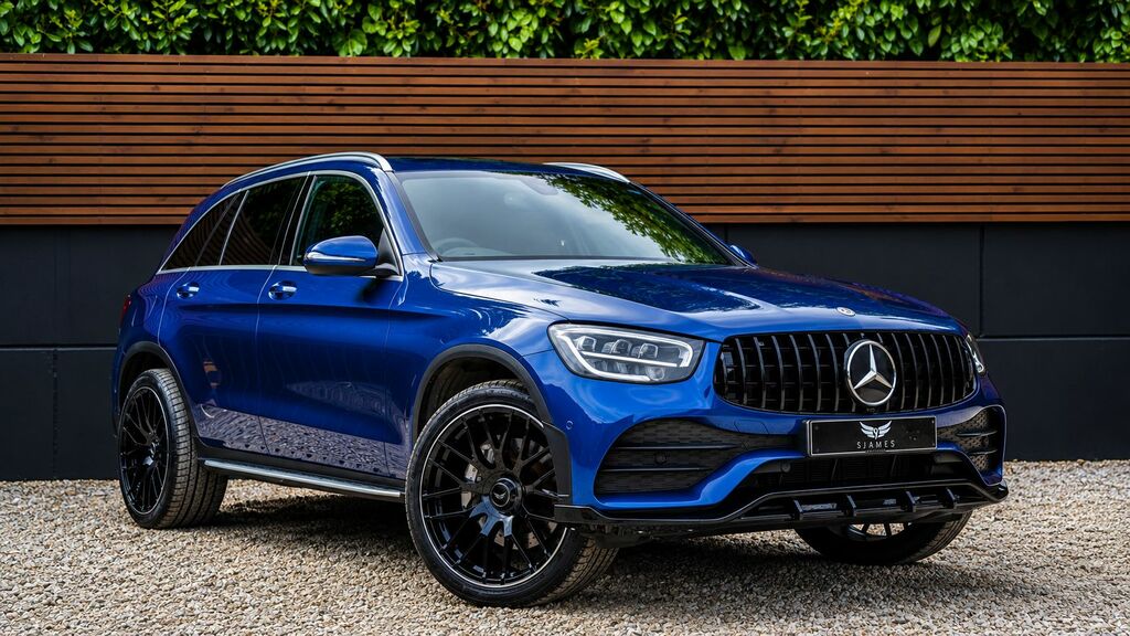 Mercedes-Benz GLC Class 2020 2.0 Glc300d Amg Line Premium Plus Suv D KR70YXV Blue #3