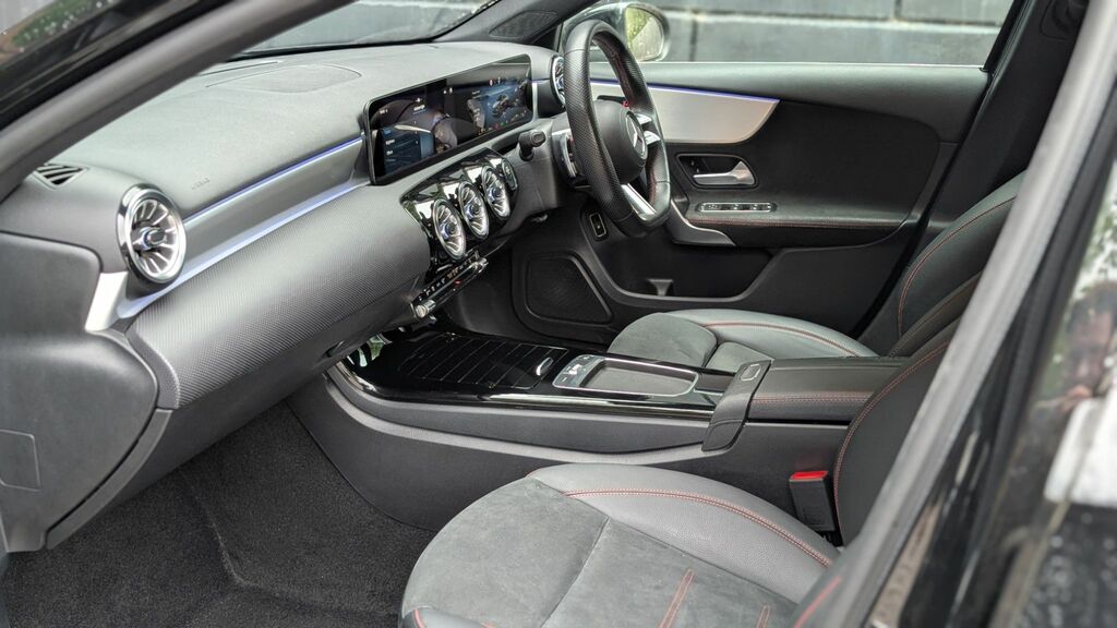 Mercedes-Benz A Class 2023 1.3 A250e 15.6Kwh Amg Line Executive Saloon LO23AXZ Black #3