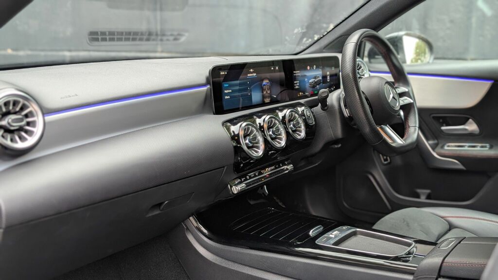 Mercedes-Benz A Class 2023 1.3 A250e 15.6Kwh Amg Line Executive Saloon LO23AXZ Black #2