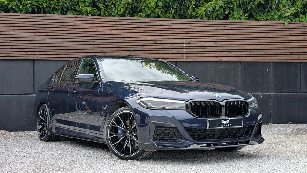 BMW 5 Series 2022 2.0 530E 12Kwh M Sport Saloon Plug PK22VPT Blue #3