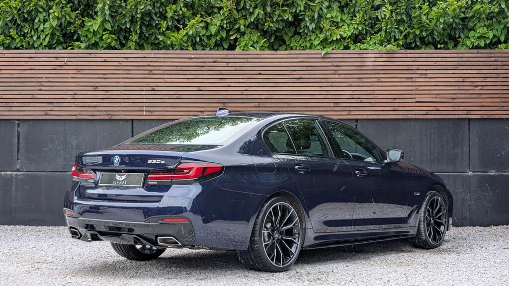 BMW 5 Series 2022 2.0 530E 12Kwh M Sport Saloon Plug PK22VPT Blue #6
