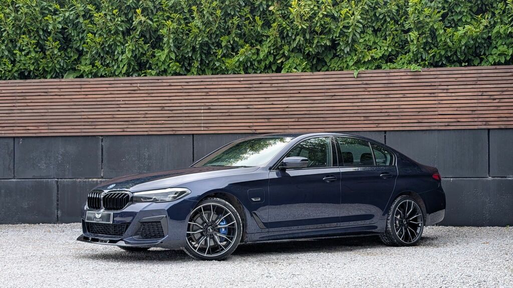 BMW 5 Series 2022 2.0 530E 12Kwh M Sport Saloon Plug PK22VPT Blue #2
