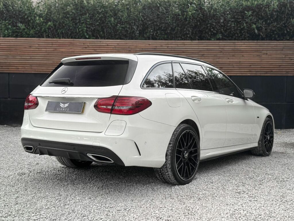 Mercedes-Benz C Class 2021 2.0 C300de 13.5Kwh Amg Line Night Edition Pr LP21NTA White #5