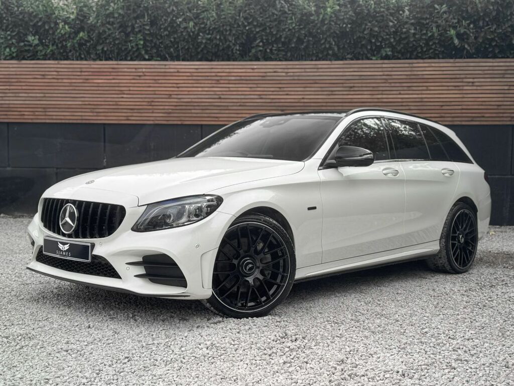 Mercedes-Benz C Class 2021 2.0 C300de 13.5Kwh Amg Line Night Edition Pr LP21NTA White #2
