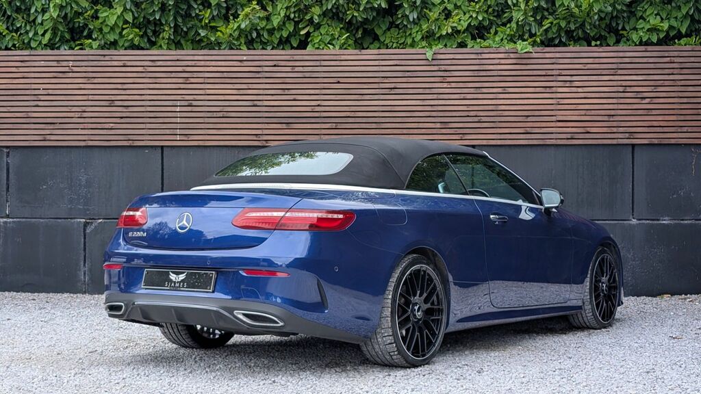 Mercedes-Benz E Class 2020 2.0 E220d Amg Line Premium Plus Cabriolet 2 LC70MUU Blue #5
