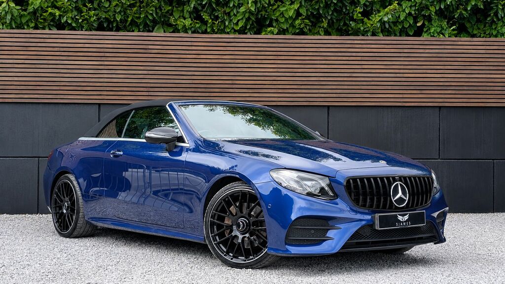 Mercedes-Benz E Class 2020 2.0 E220d Amg Line Premium Plus Cabriolet 2 LC70MUU Blue #2