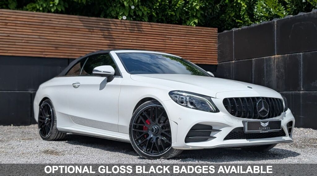 Mercedes-Benz C Class 2019 2.0 C300 Amg Line Premium Cabriolet Pet YO19KVX White #3