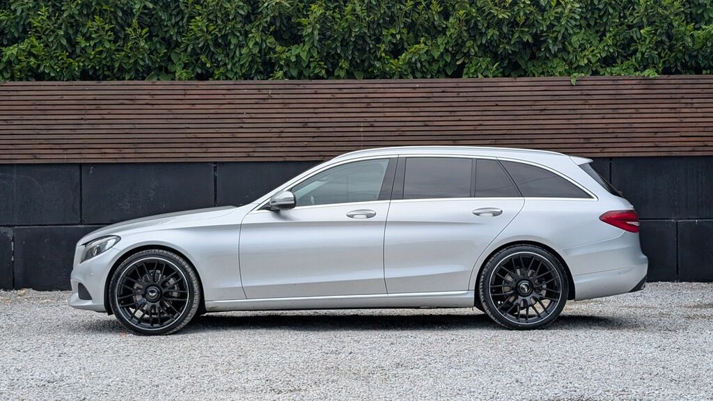 Mercedes-Benz C Class 2017 2.1 C220d Sport Premium Plus Estate Die KV17CKU Silver #4