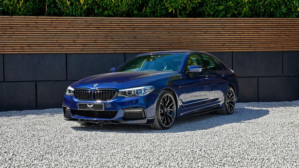 BMW 5 Series 2017 3.0 530D M Sport Saloon Xdriv SW67TBV Blue #2