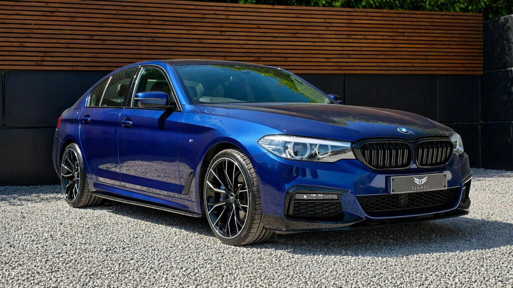 BMW 5 Series 2017 3.0 530D M Sport Saloon Xdriv SW67TBV Blue #3