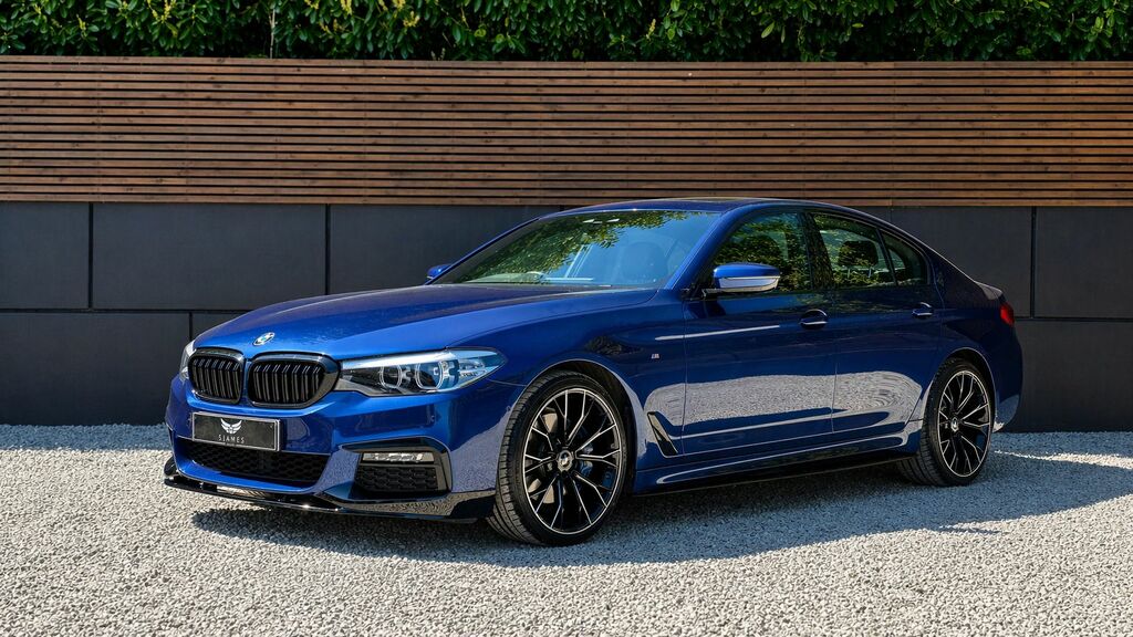 BMW 5 Series 2017 3.0 530D M Sport Saloon Xdriv SW67TBV Blue #5