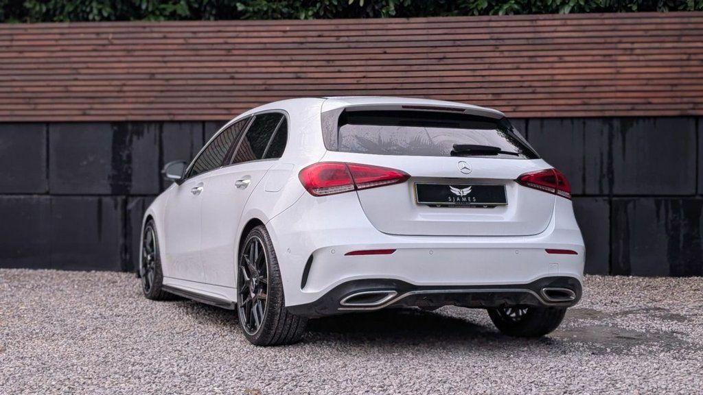 Mercedes-Benz A Class 2022 1.3 A180 Amg Line Edition Executive Hatchba PK22FEJ White #6