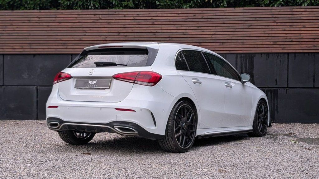 Mercedes-Benz A Class 2022 1.3 A180 Amg Line Edition Executive Hatchba PK22FEJ White #5