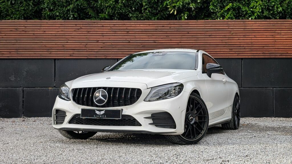 Mercedes-Benz C Class 2021 1.5 C200 Mhev Amg Line Premium Coupe Pe White