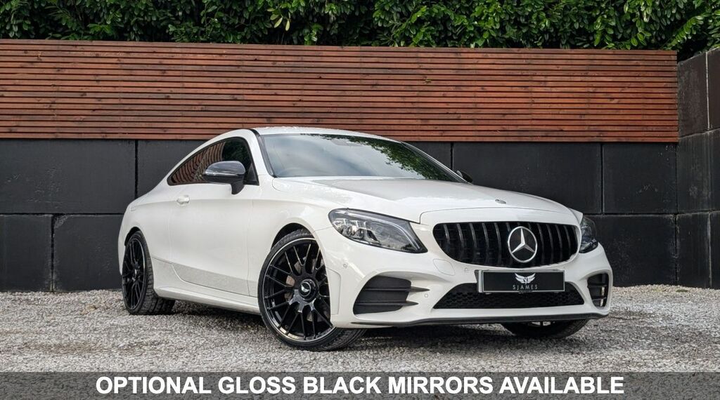 Mercedes-Benz C Class 2021 1.5 C200 Mhev Amg Line Premium Coupe Pe White #3