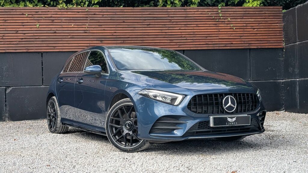 Mercedes-Benz A Class 2023 1.3 A200 Amg Line Executive Hatchback P KN23YVB Blue #3