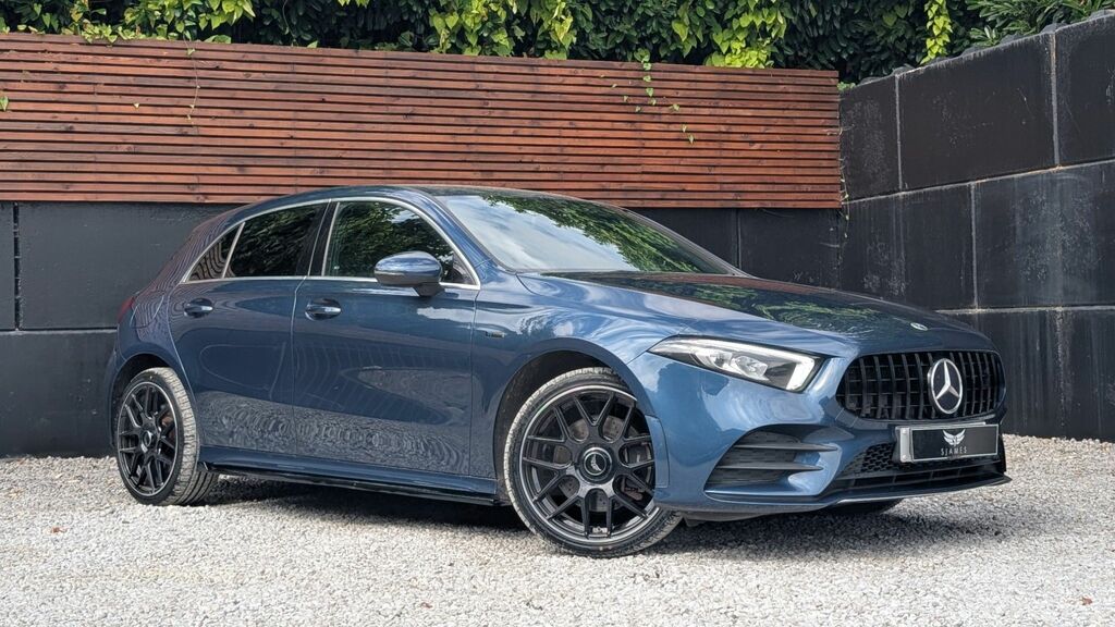 Mercedes-Benz A Class 2023 1.3 A200 Amg Line Executive Hatchback P KN23YVB Blue #4