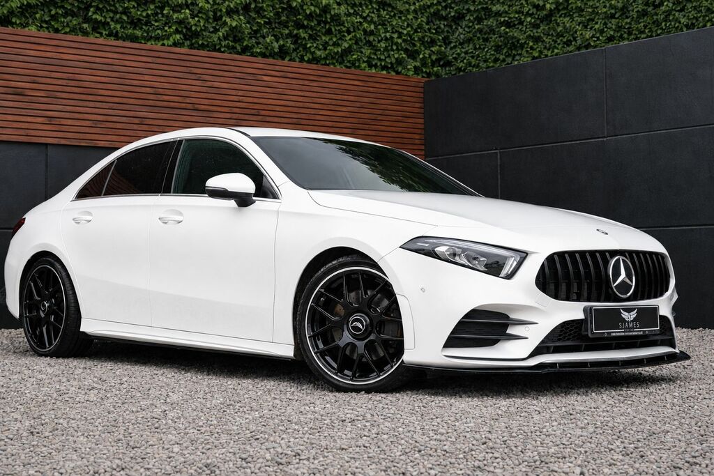 Mercedes-Benz A Class 2021 1.3 A250e 15.6Kwh Amg Line Executive Saloon WN21XLU White #4