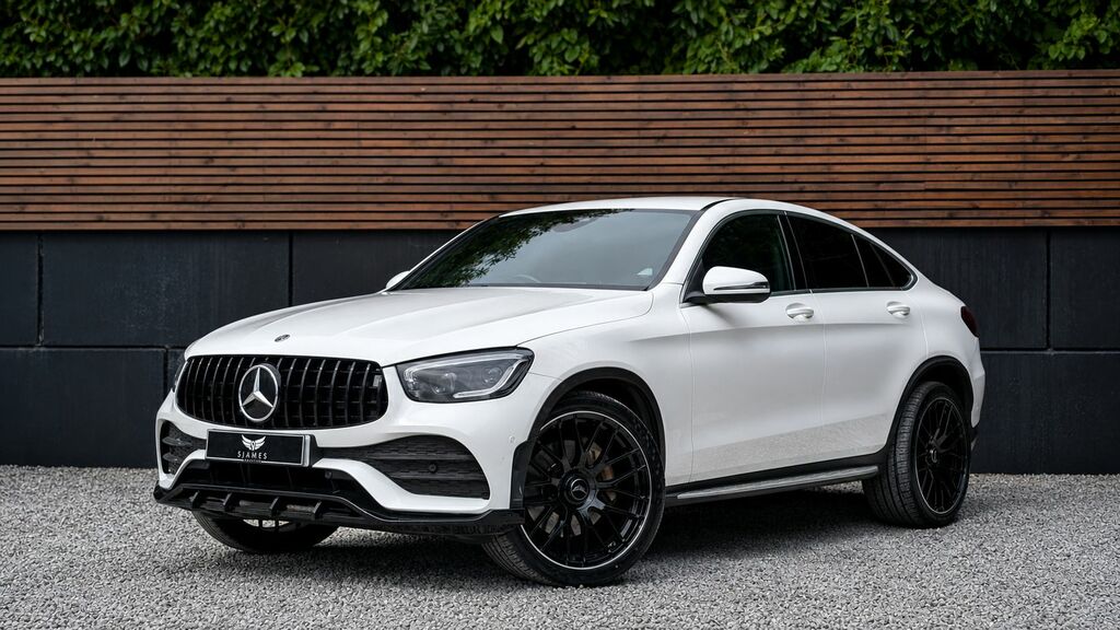 Mercedes-Benz GLC Class 2021 2.0 Glc300h Mhev Amg Line Coupe Hy White