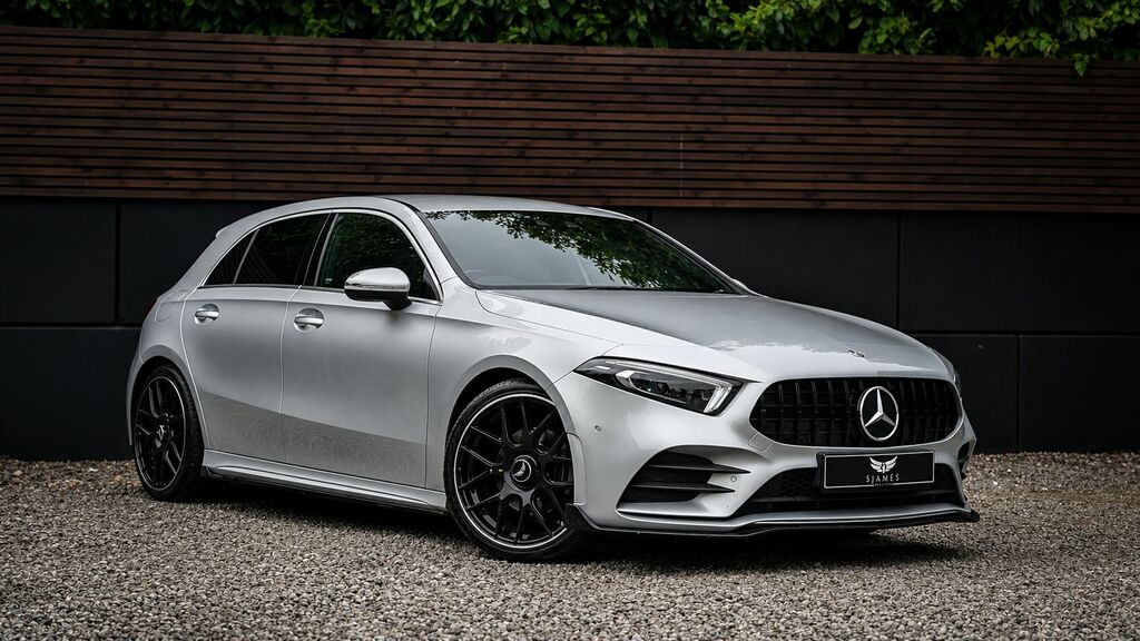 Mercedes-Benz A Class 2021 1.3 A180 Amg Line Executive Hatchback P LO21APZ Silver #3