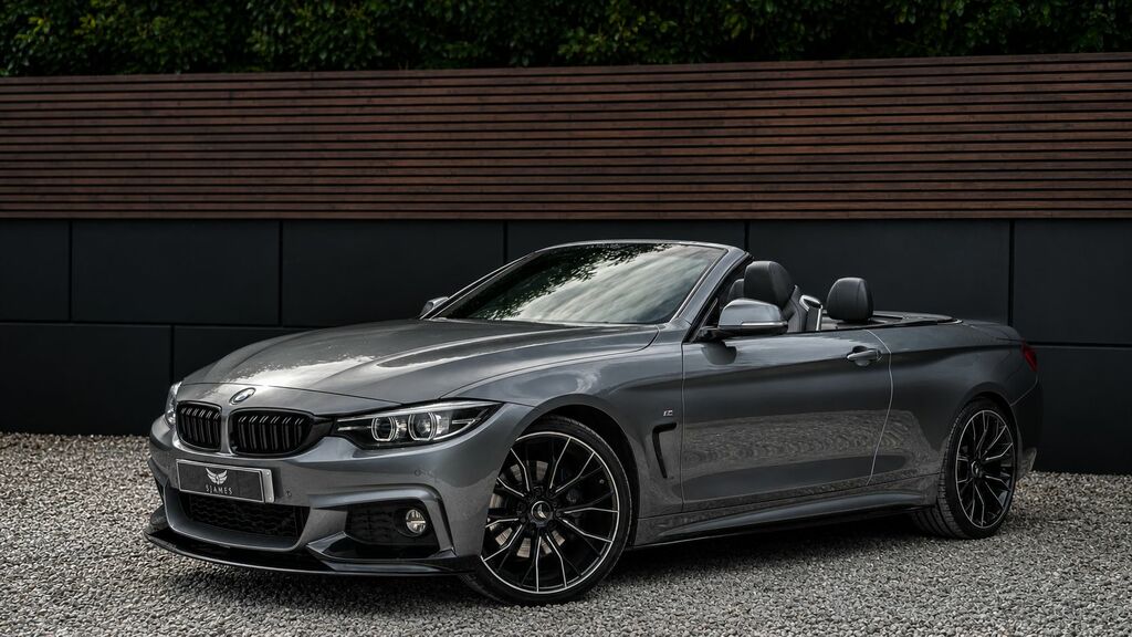 BMW 4 Series 2018 2.0 420I M Sport Convertible Grey