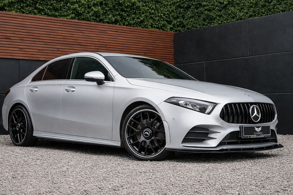 Mercedes-Benz A Class 2021 1.3 A180 Amg Line Edition Executive Saloon FG71WJV Silver #4