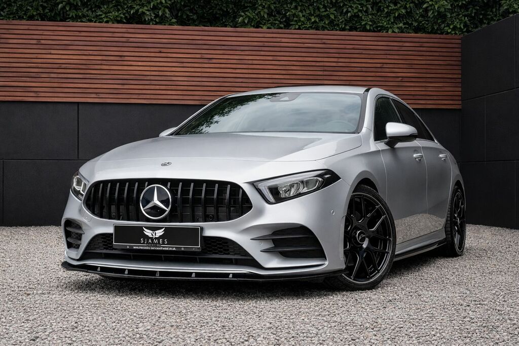 Mercedes-Benz A Class 2021 1.3 A180 Amg Line Edition Executive Saloon Silver