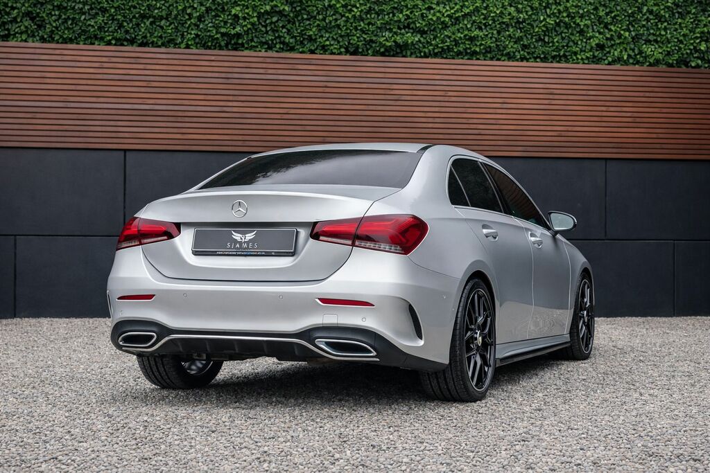 Mercedes-Benz A Class 2021 1.3 A180 Amg Line Edition Executive Saloon FG71WJV Silver #6