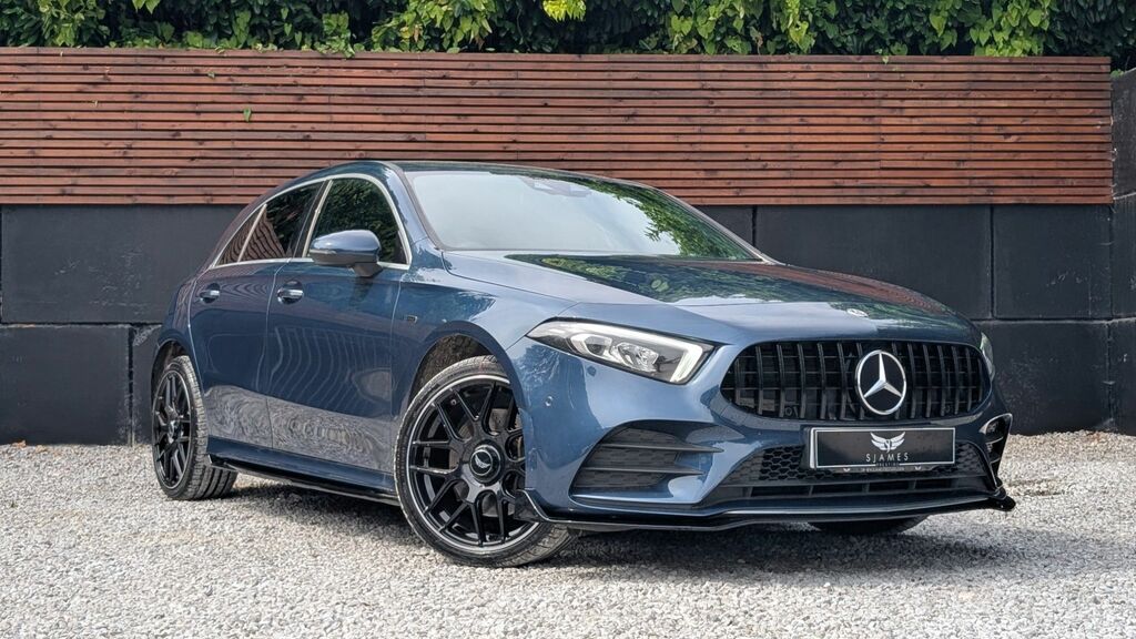 Mercedes-Benz A Class 2023 1.3 A200 Amg Line Executive Hatchback P KN23YSV Blue #3
