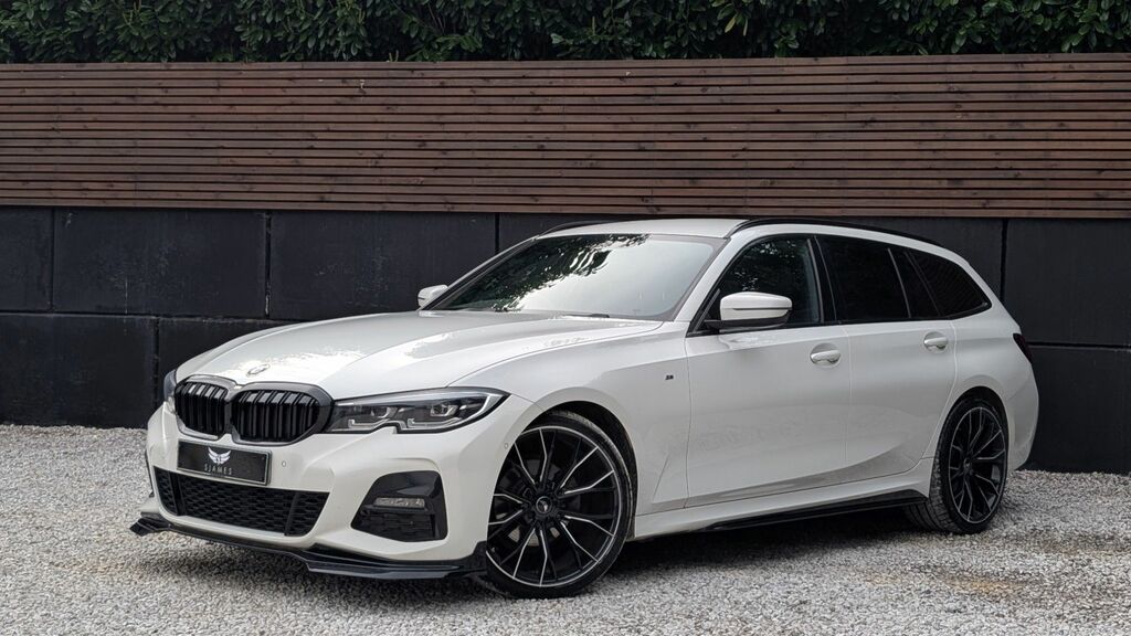 BMW 3 Series 2021 2.0 330E 12Kwh M Sport Touring Plu YY71RKJ White #2