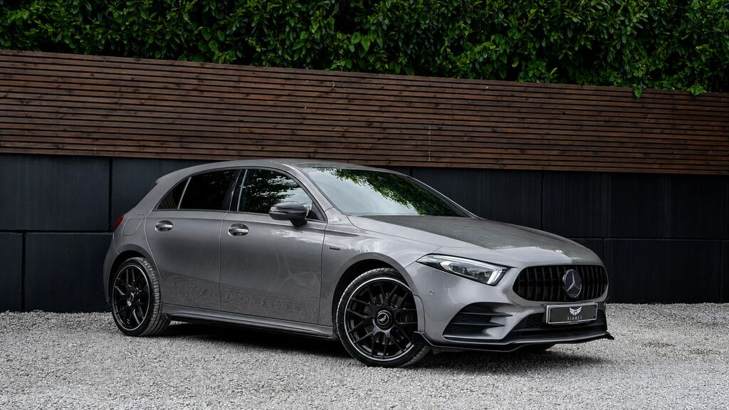 Mercedes-Benz A Class 2021 2.0 A200d Amg Line Hatchback 8G-dc YF21JYL Grey #3