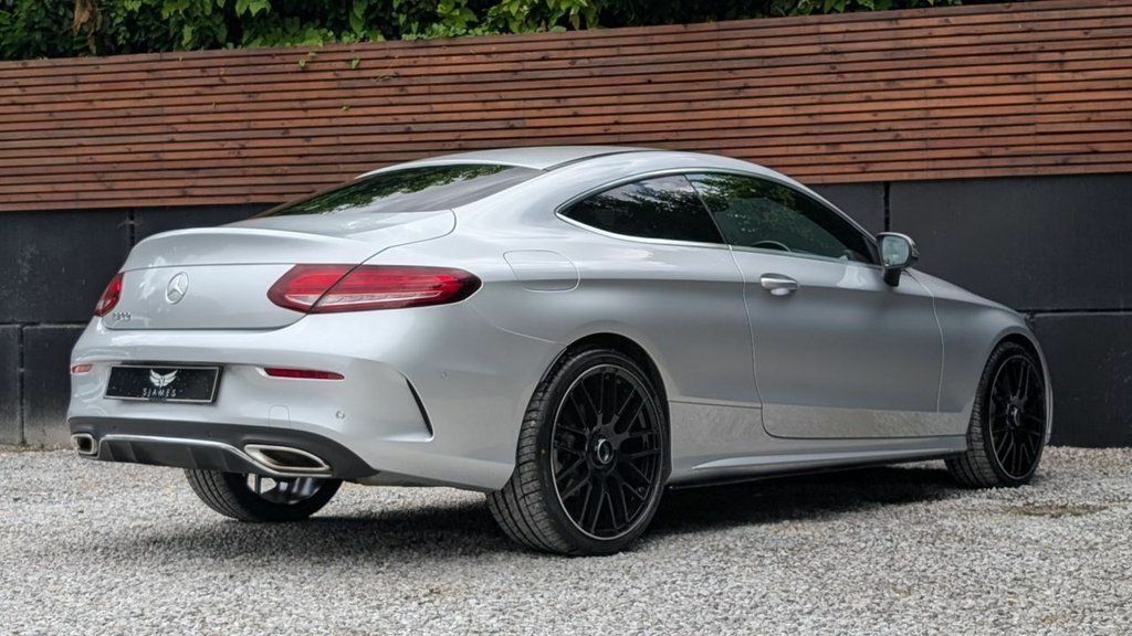 Mercedes-Benz C Class 2018 2.0 C220d Amg Line Coupe G-tronic BL68YXZ Silver #6